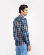 Men Yarn Dyed Casual Check Shirt - Engine - Buy Now