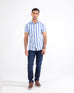 Men Slim Fit Striped Shirt