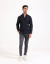 Men L/S Plain Casual Shirt