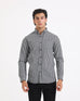 Men L/S Check Casual Shirt