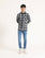 Men L/S Check Casual Shirt For MEN - ENGINE