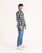 Men L/S Check Casual Shirt For MEN - ENGINE