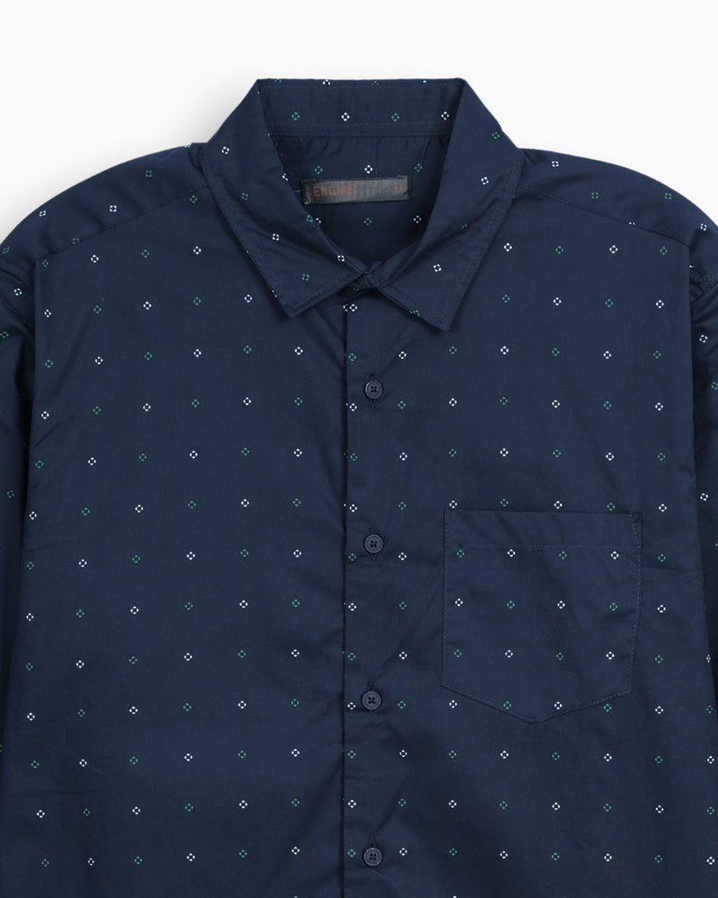 Men Regular Fit Casual Shirt - Engine - Buy Now