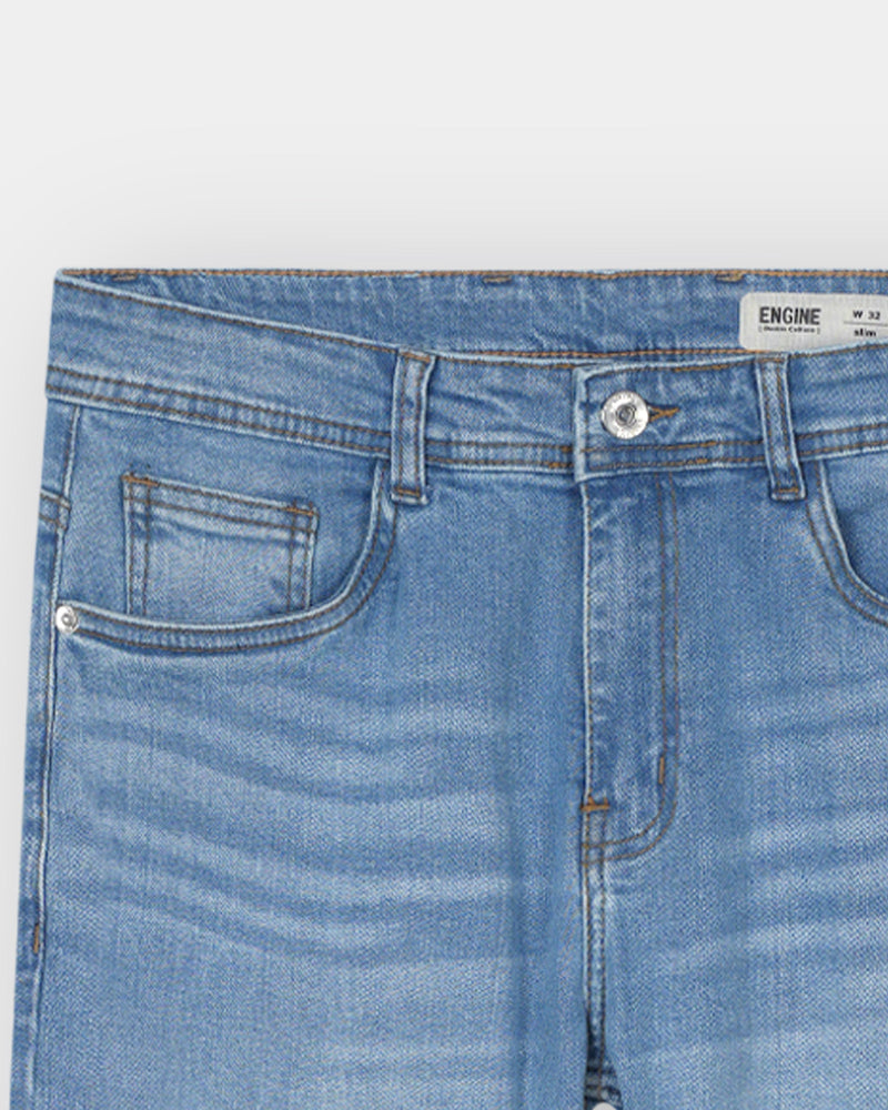 Men Slim Fit Denim - Engine - Buy Now