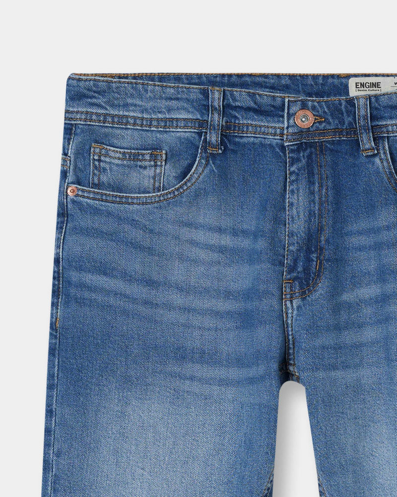 Men Slim Fit Denim - Engine - Buy Now