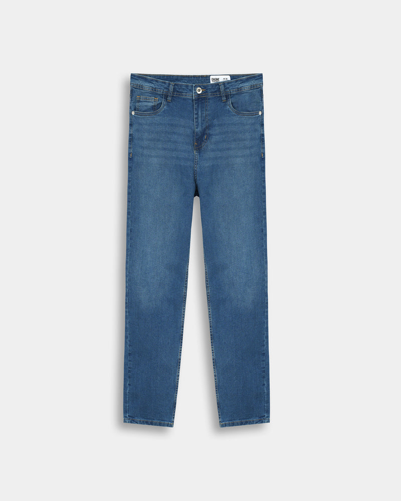 Men Loose Carrot Fit Denim - Engine - Buy Now