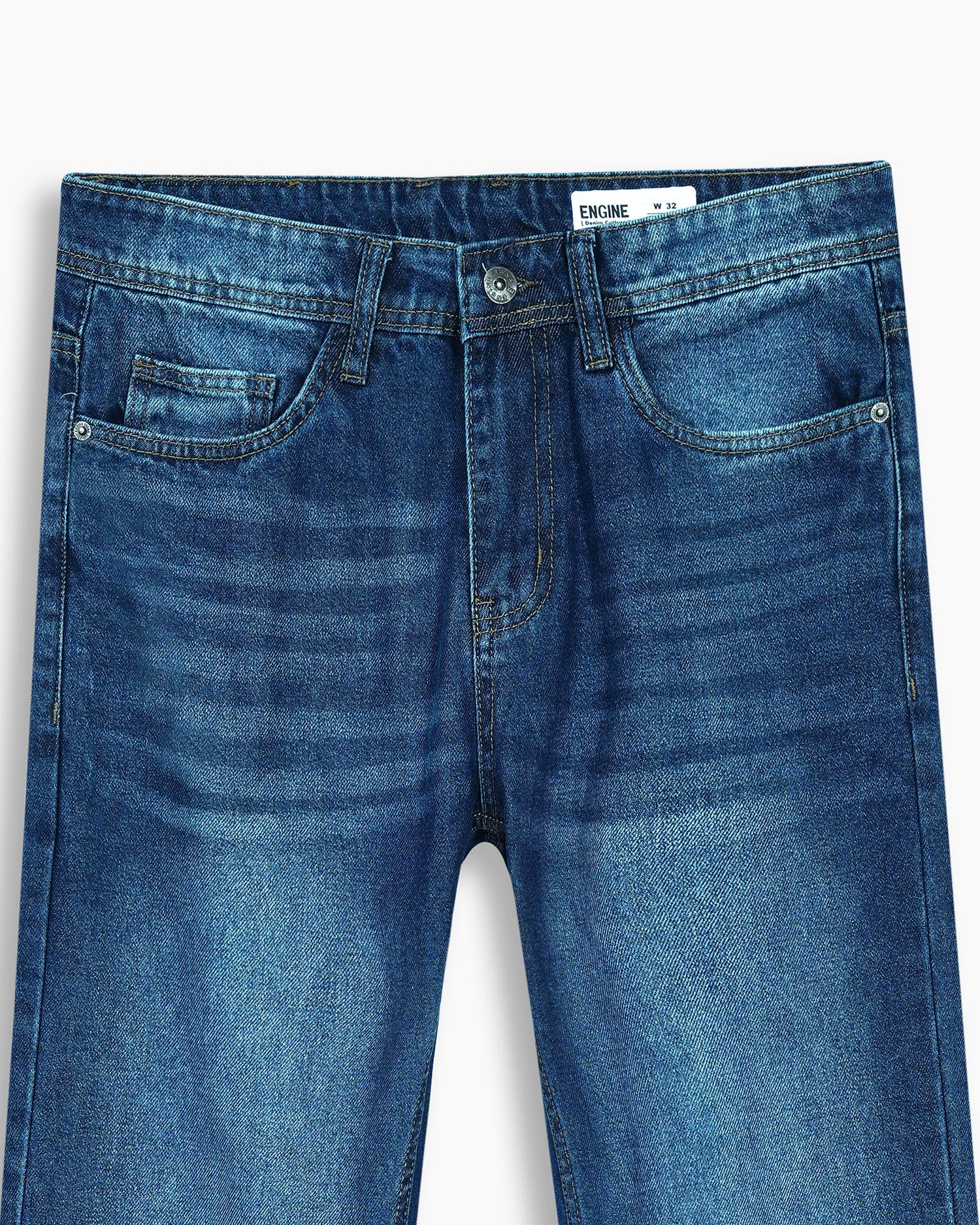 Men Loose Fit Denim - Engine - Buy Now