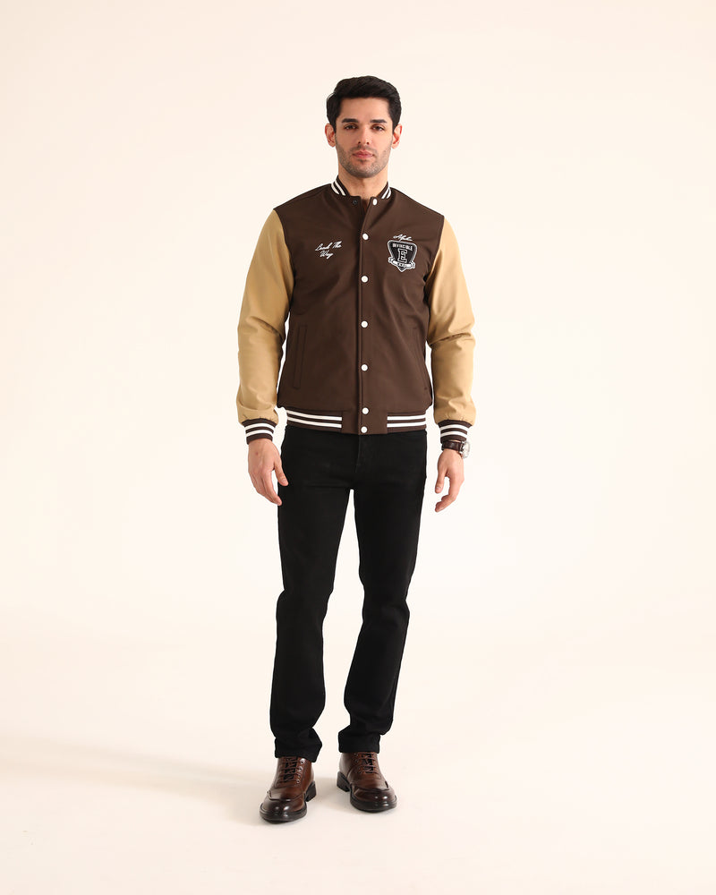 Men Varsity Jacket - Engine - Buy Now