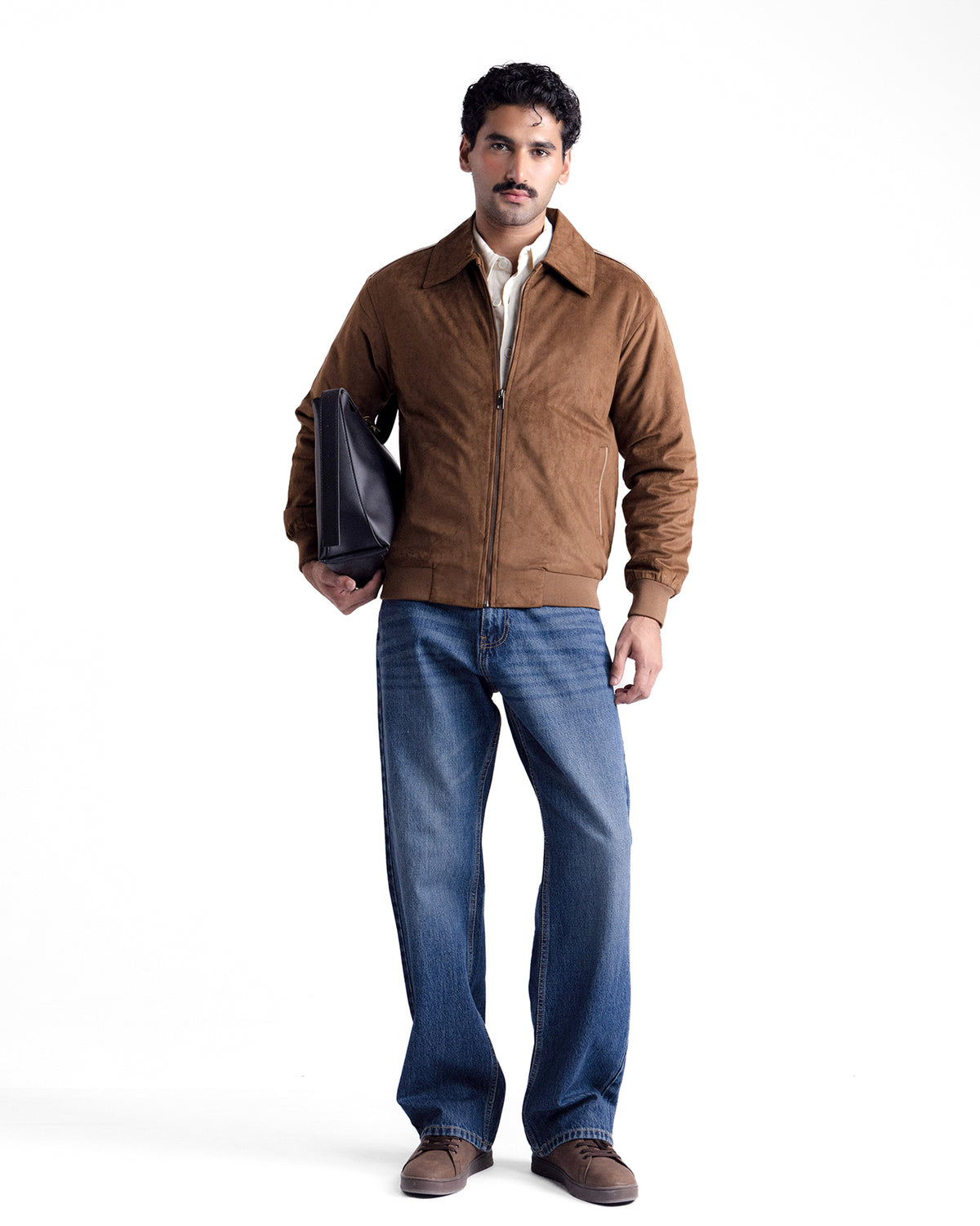 Men Suede Jacket - Engine - Buy Now