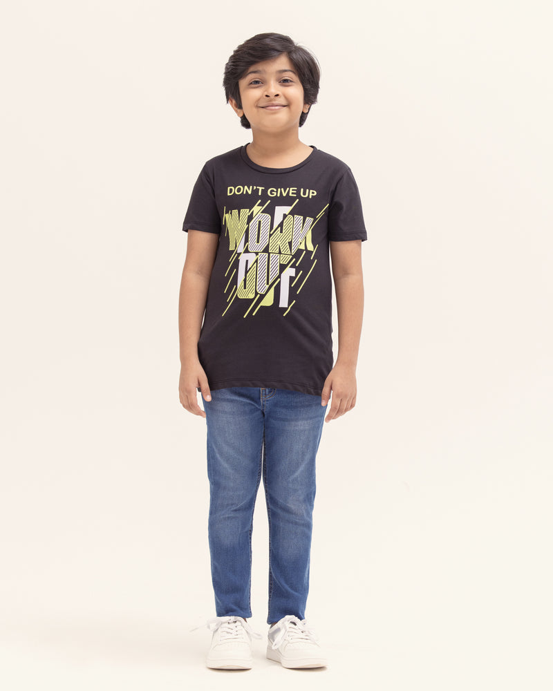 Boys Work Out T Shirt - Engine - Buy Now