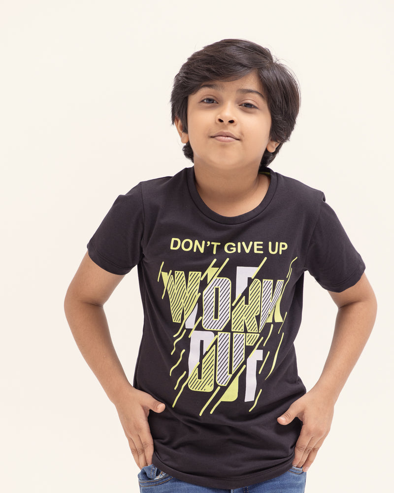 Boys Work Out T Shirt - Engine - Buy Now
