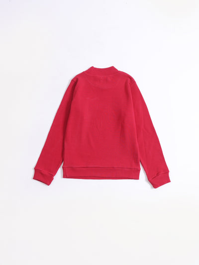 Girls Mock Neck Sweatshirt