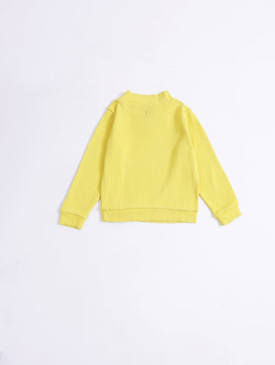 Girls Mock Neck Sweatshirt