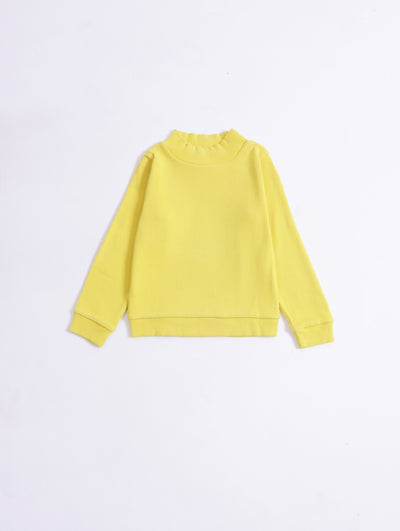 Girls Mock Neck Sweatshirt