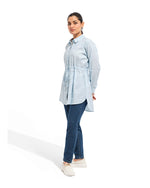 Women Mid Length Button Down - Engine - Buy Now