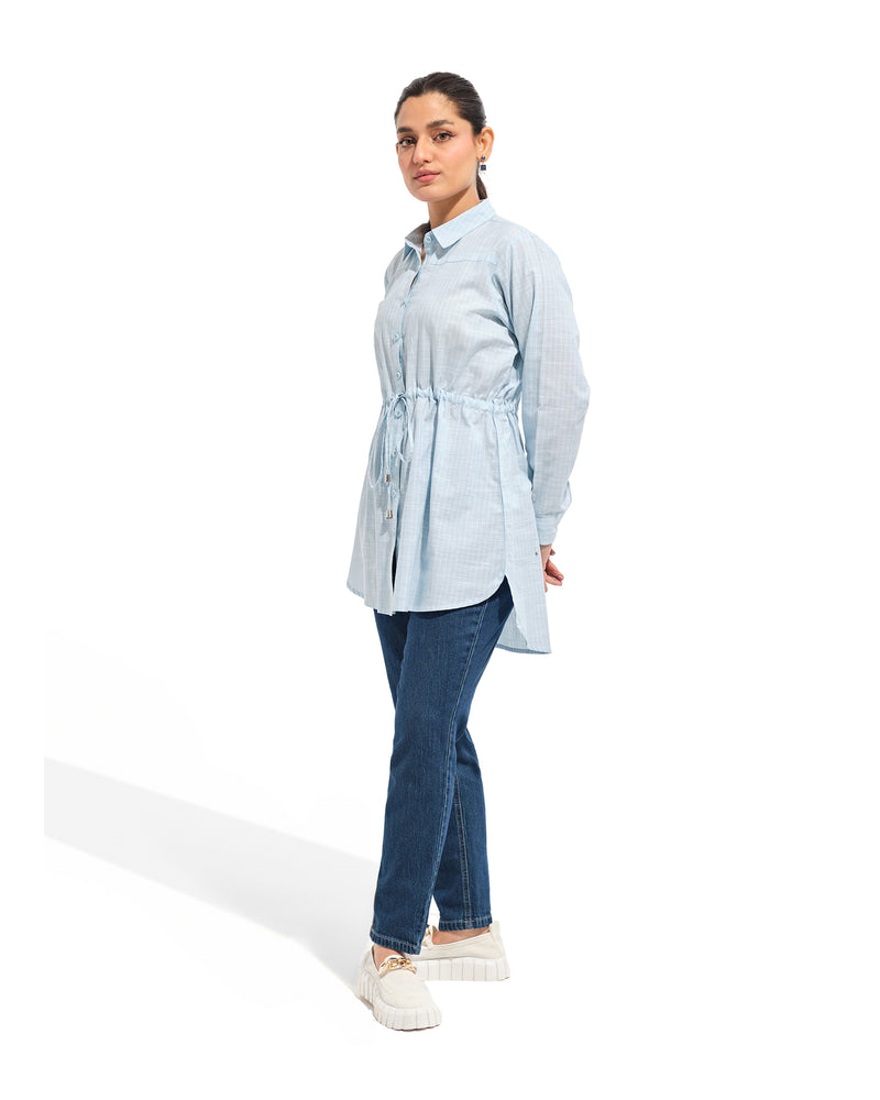 Women Mid Length Button Down - Engine - Buy Now