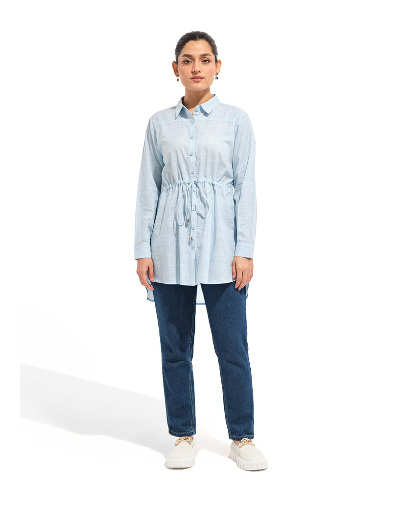 Women Mid Length Button Down - Engine - Buy Now