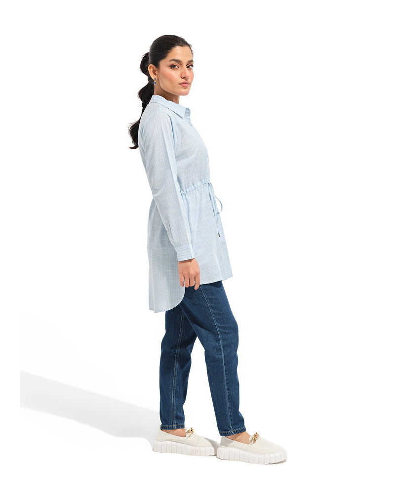 Women Mid Length Button Down - Engine - Buy Now