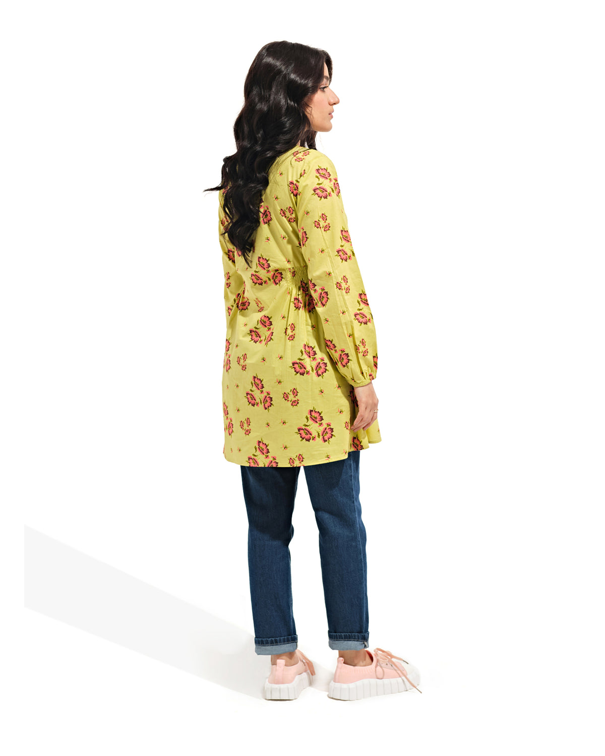 Women Floral Elastic Detail Top - Engine - Buy Now