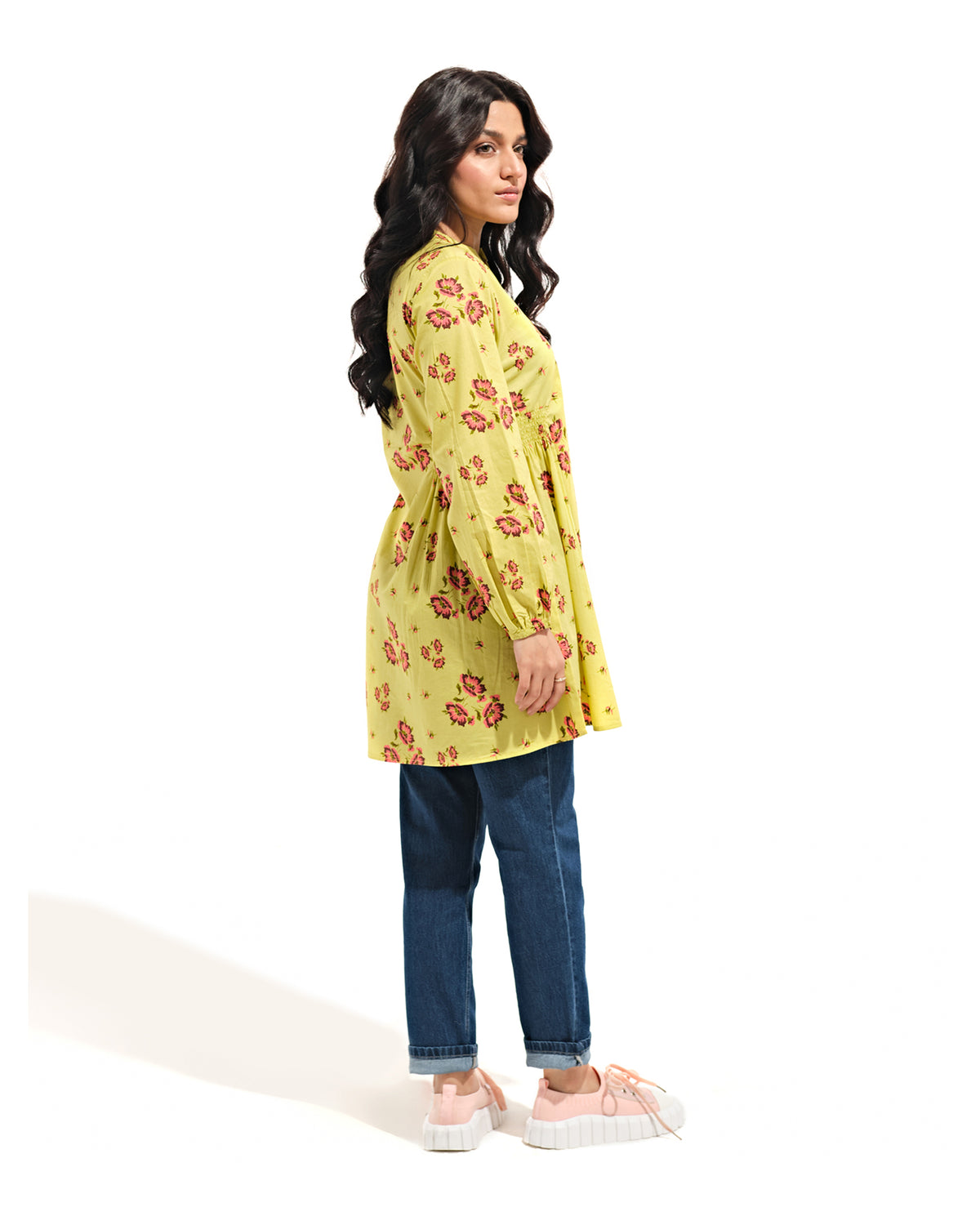 Women Floral Elastic Detail Top - Engine - Buy Now
