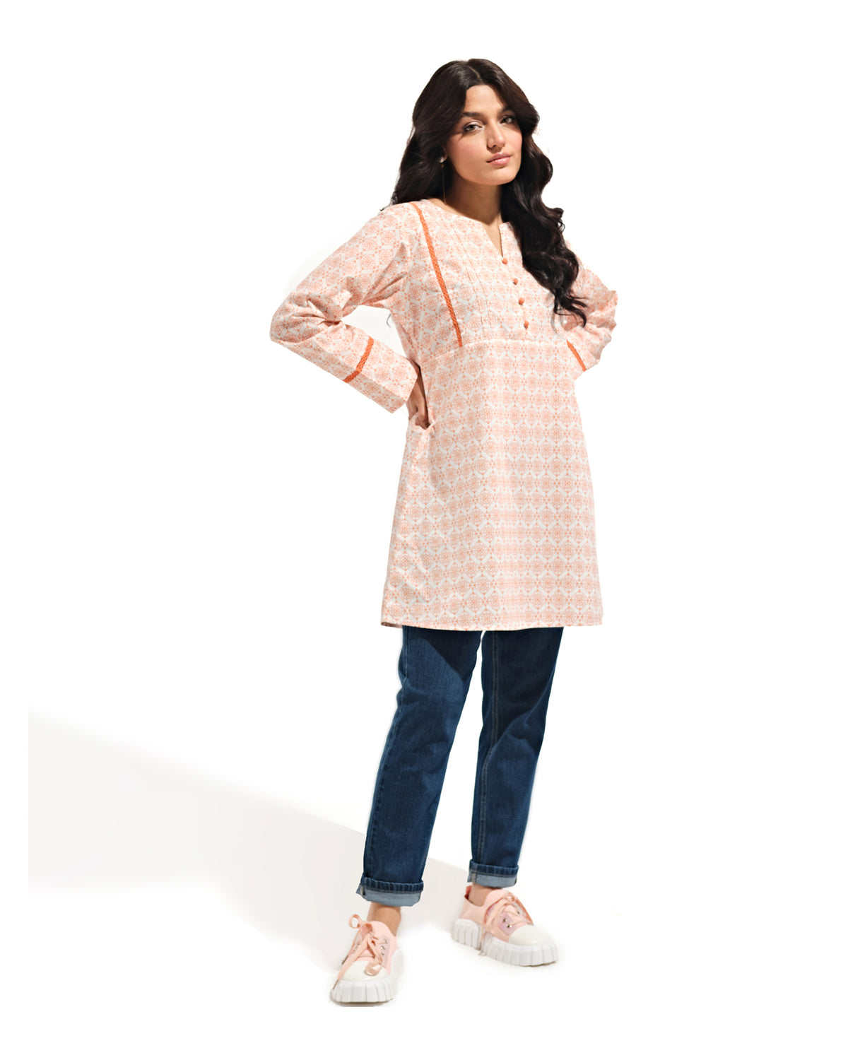 Women Printed Lace Top - Engine - Buy Now