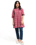 Women Floral Pleated Shirt