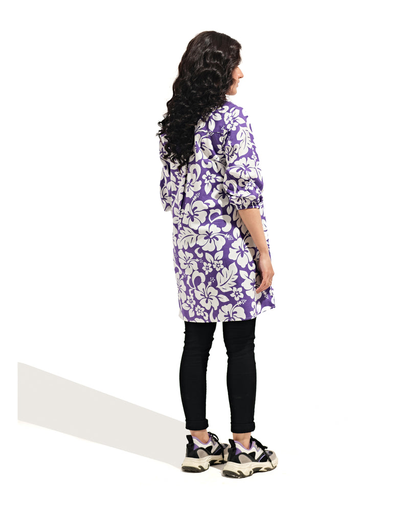 Women Floral Pleated Shirt - Engine - Buy Now