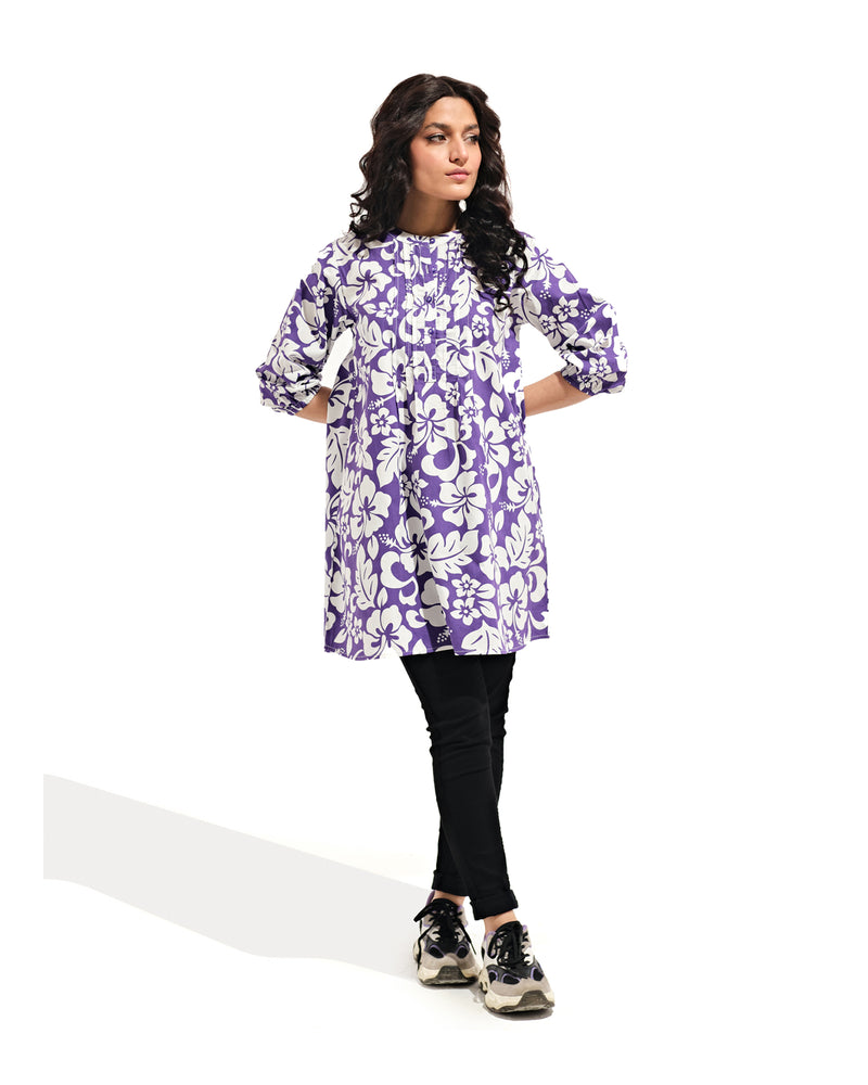 Women Floral Pleated Shirt - Engine - Buy Now