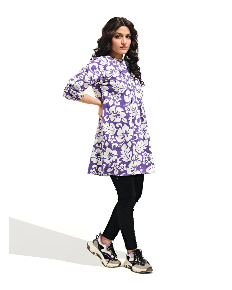 Women Floral Pleated Shirt - Engine - Buy Now