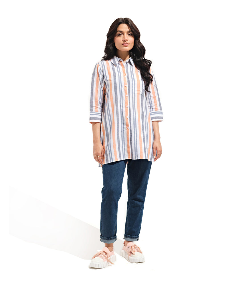 Women Striped Woven Top - Engine - Buy Now
