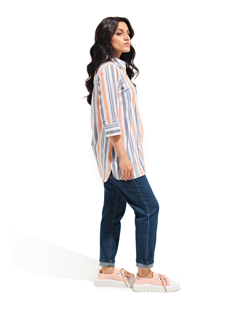 Women Striped Woven Top - Engine - Buy Now