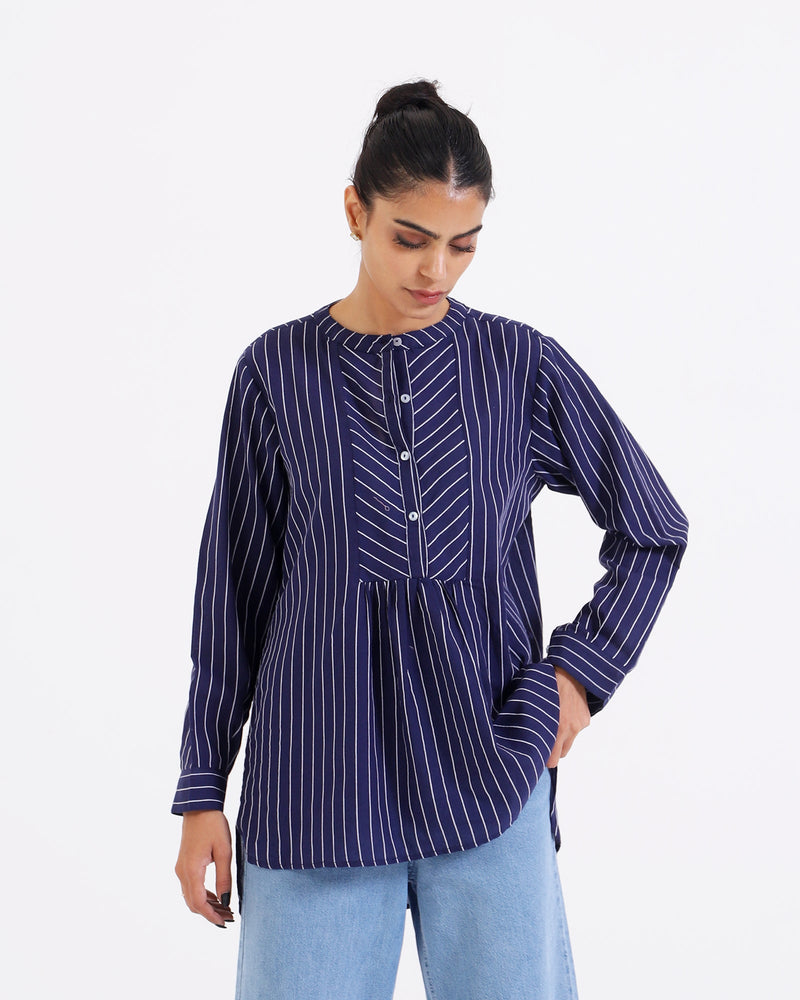 Women Striper Mid-Length Top - Engine - Buy Now