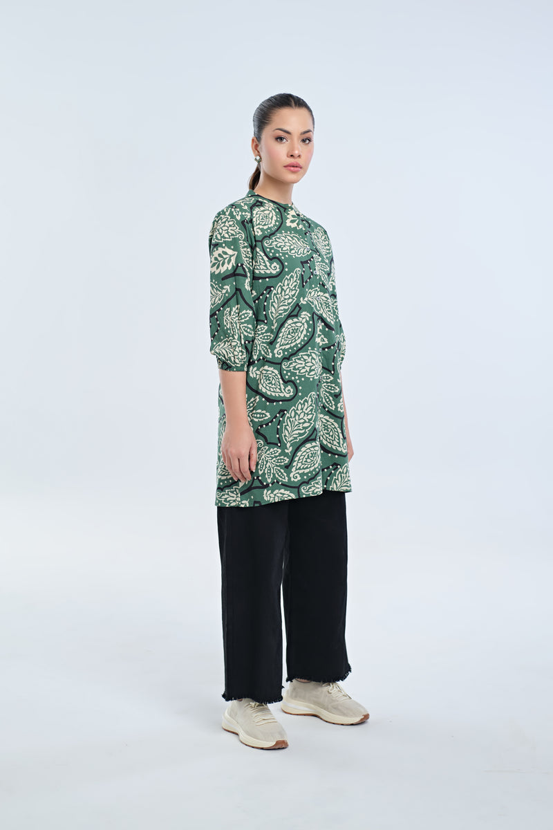 Women Mid Length Woven Top - Engine - Buy Now