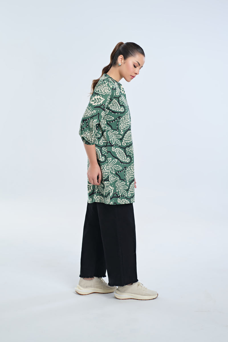 Women Mid Length Woven Top - Engine - Buy Now