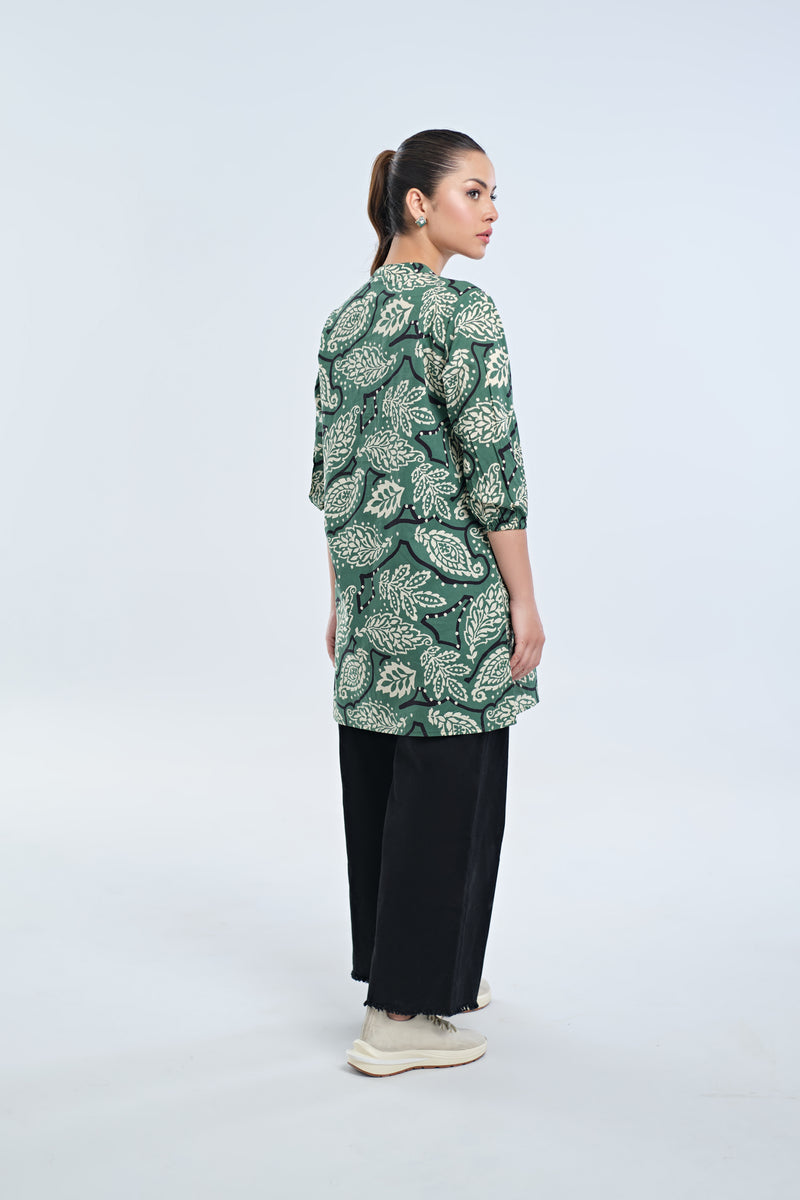 Women Mid Length Woven Top - Engine - Buy Now