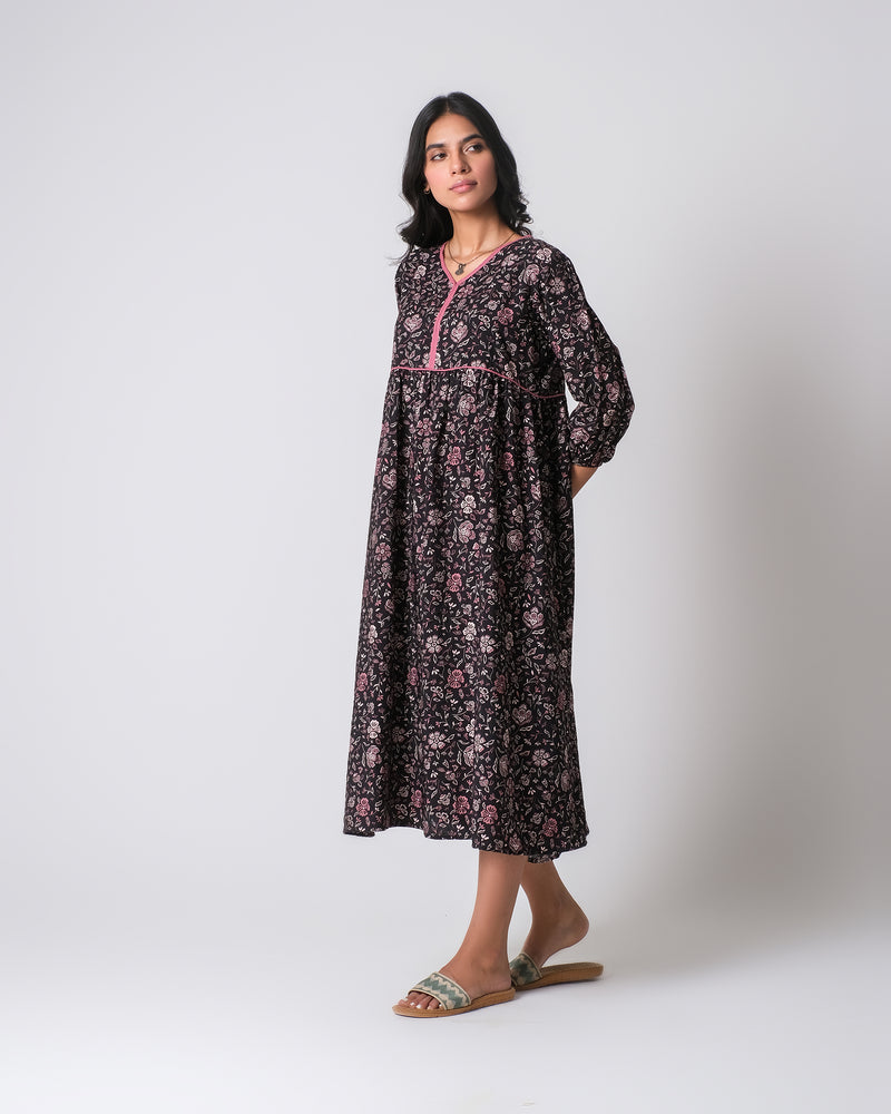 Women Printed Floral Long Dress - Engine - Buy Now