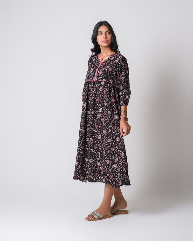 Women Printed Floral Long Dress - Engine - Buy Now
