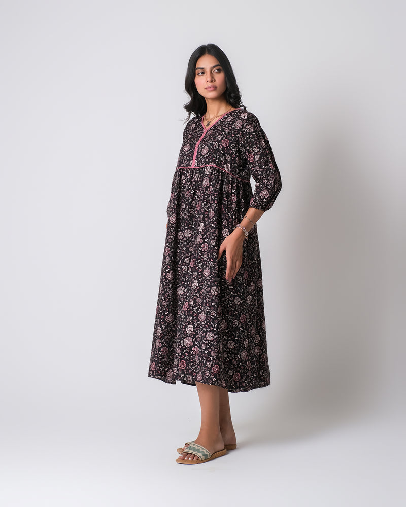 Women Printed Floral Long Dress - Engine - Buy Now