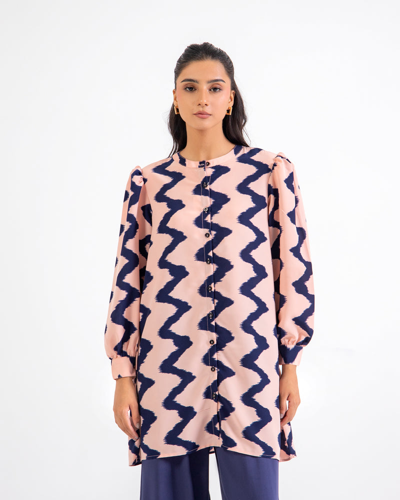 Women Printed Mid-Length Top - Engine - Buy Now