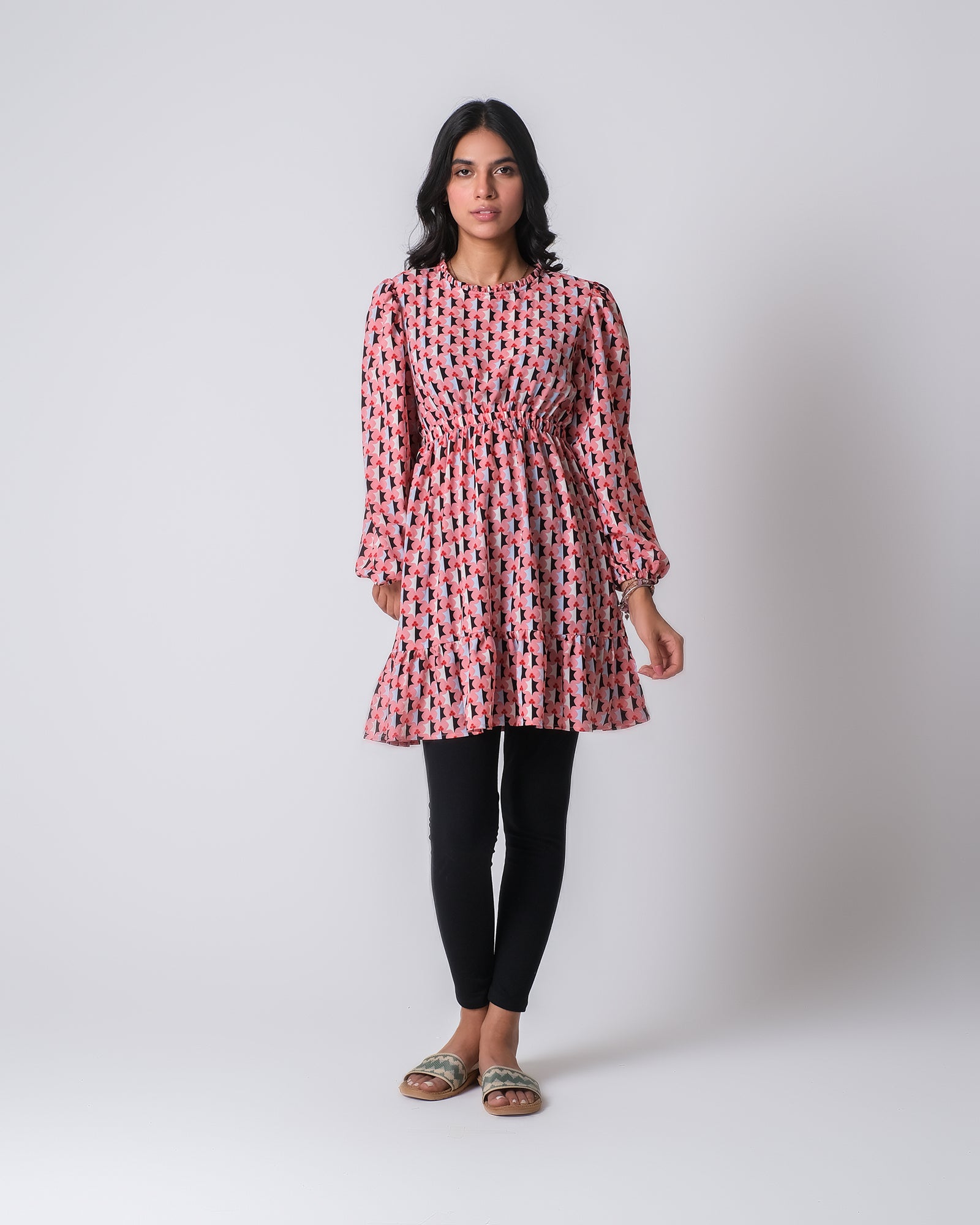 Women Printed Mid-Length Top - Engine - Buy Now