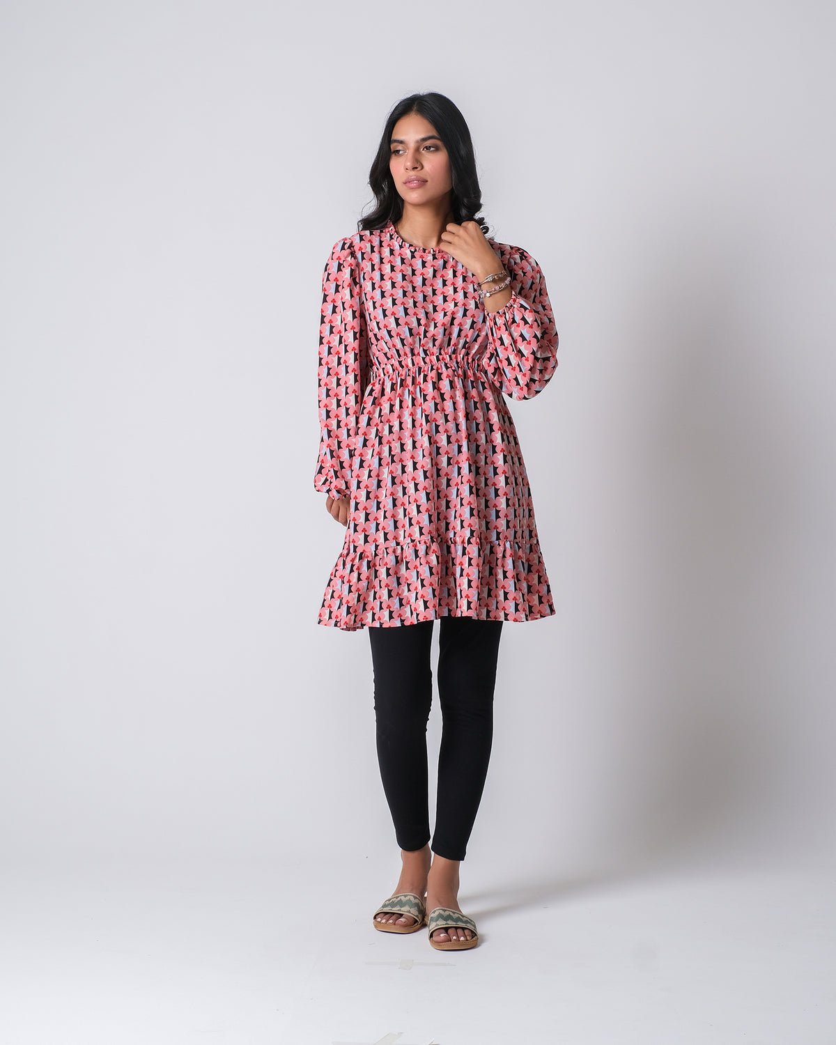 Women Printed Mid-Length Top - Engine - Buy Now