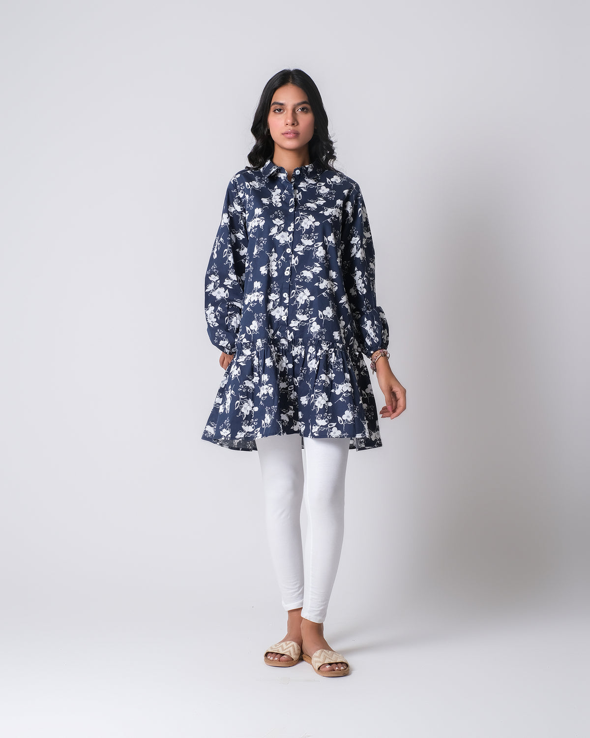 Women Printed Mid-Length Top - Engine - Buy Now