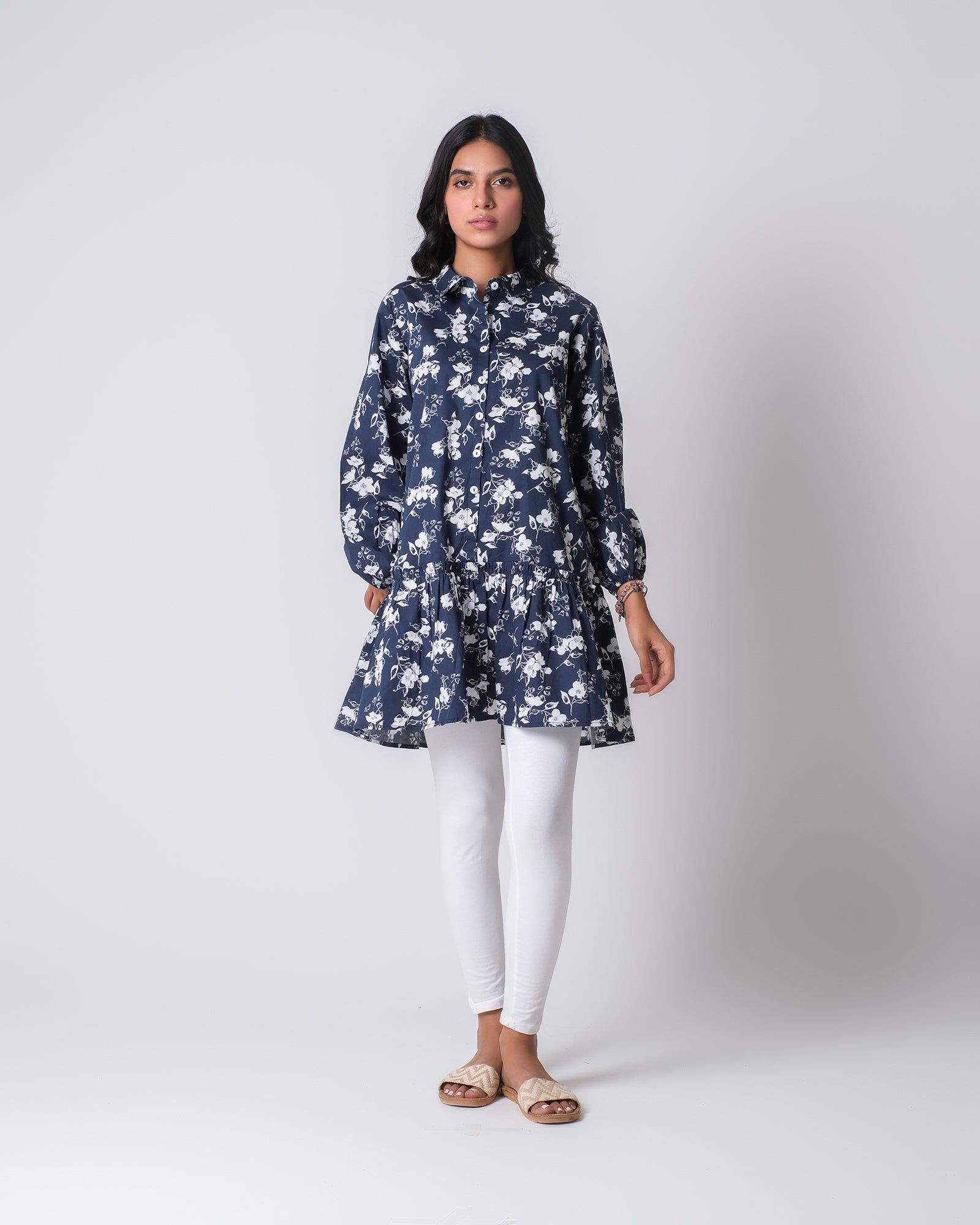 Women Printed Mid-Length Top - Engine - Buy Now