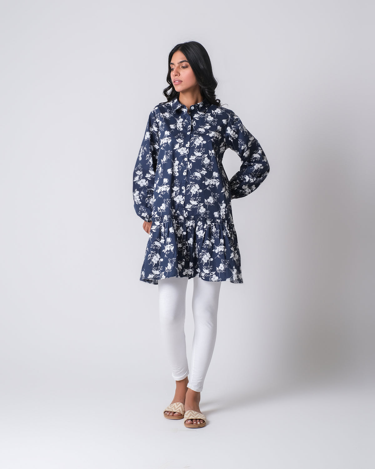 Women Printed Mid-Length Top - Engine - Buy Now