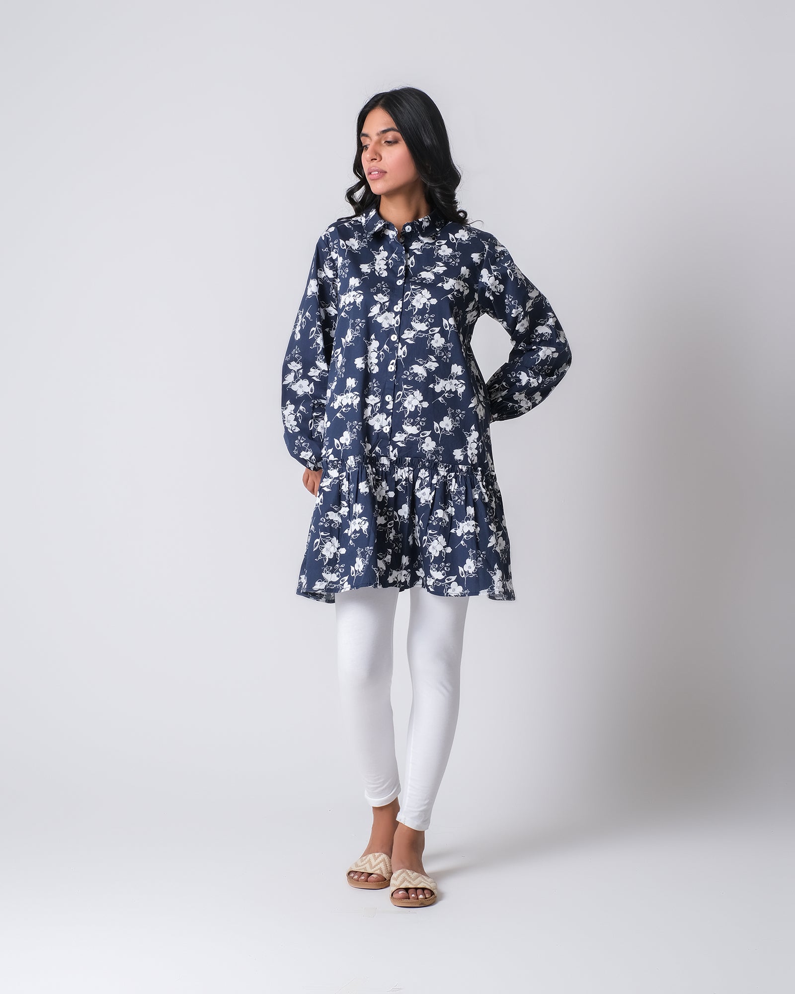 Women Printed Mid-Length Top - Engine - Buy Now
