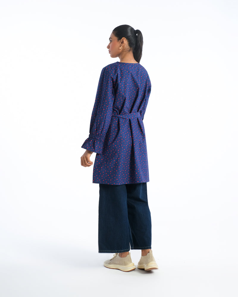Women Printed Mid-Length Top - Engine - Buy Now