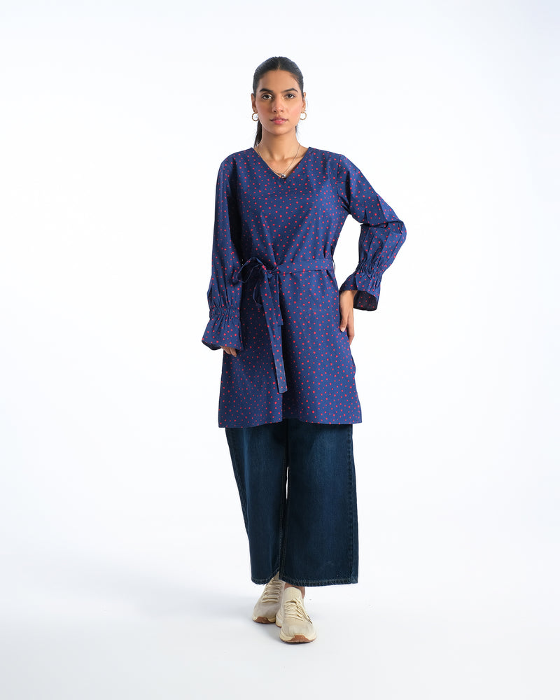 Women Printed Mid-Length Top - Engine - Buy Now
