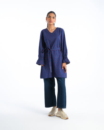 Women Printed Mid-Length Top