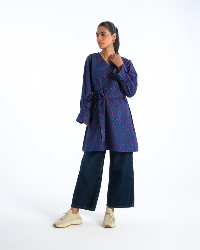 Women Printed Mid-Length Top - Engine - Buy Now