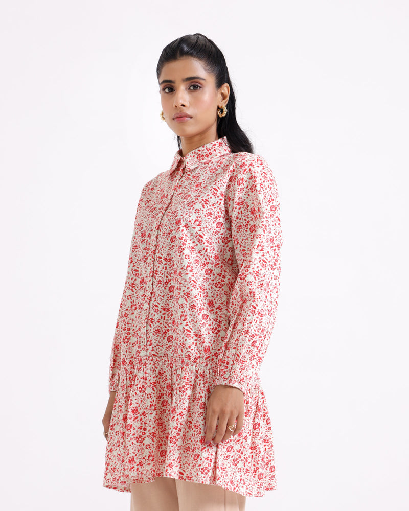Women Printed Mid-Length Top - Engine - Buy Now